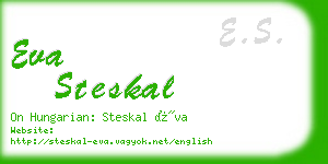 eva steskal business card